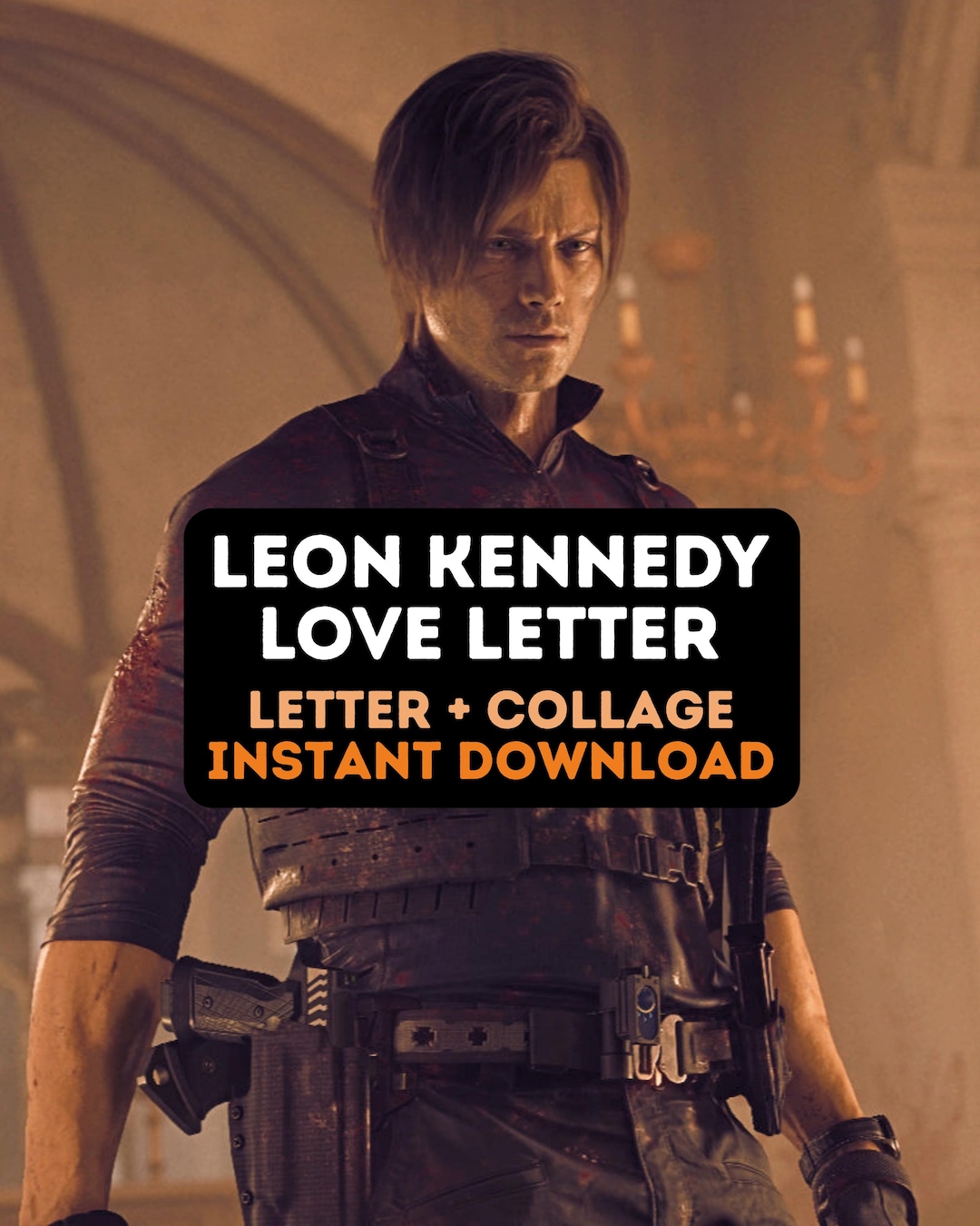 Leon Letters Leon Kennedy Resident Evil Love Letter Collage – Requiem RE9 Version ...