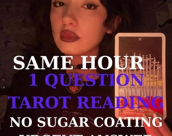 Same Hour Tarot Reading | One Question, Honest Answer