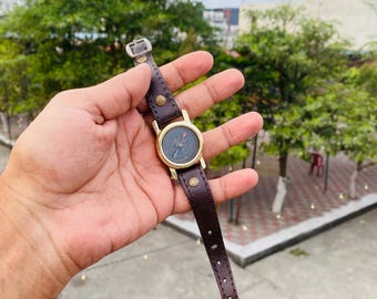 Personalized Brass Wrist Compass Handmade ,For Her , Christmas , New  Year, Valentine's Day Gift