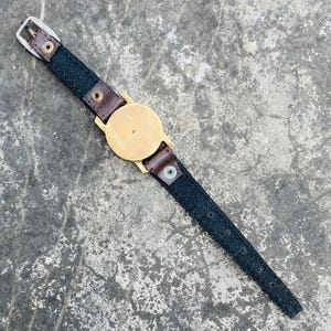 Personalized Brass Wrist Watch Compass Handmade ,For Her , Christmas , New Year Gift image 6
