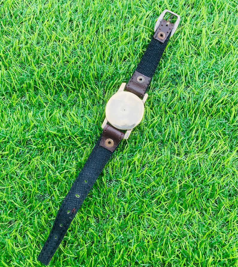 Personalized Brass Wrist Watch Compass Handmade ,For Her , Christmas , New Year Gift image 18