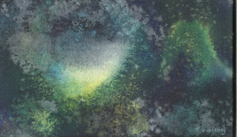 Original Watercolor Painting My Space No /_