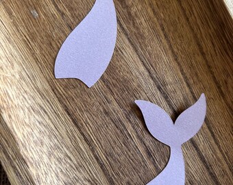 Mermaid tail cutouts - DIY party decor , nautical tags, mermaid party, under the sea birthday tag diy,diy party,sea creatures birthday