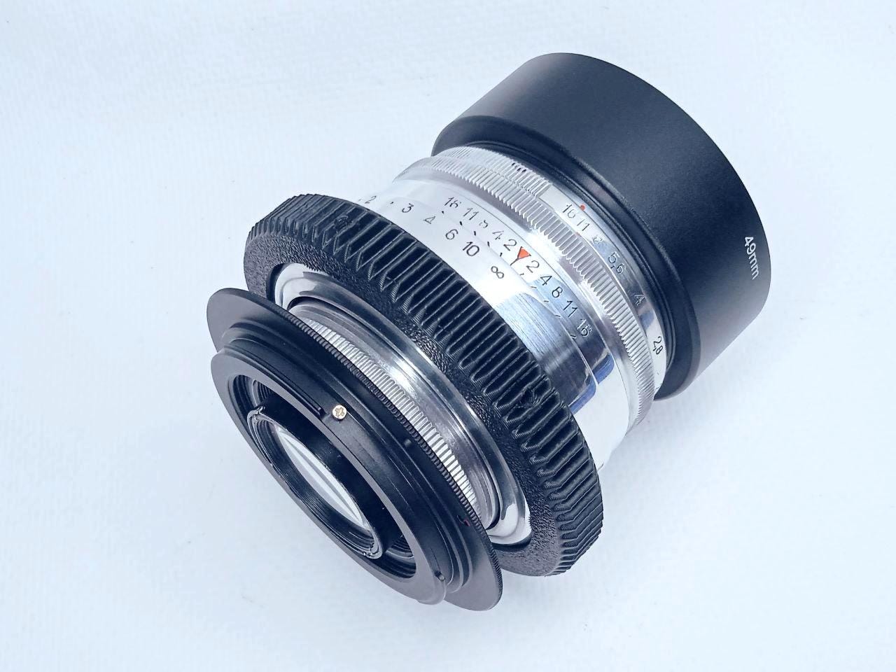 Helios 44-2 シネレンズ 58mm f/2: Canon EFマウント、ヴィンテージ