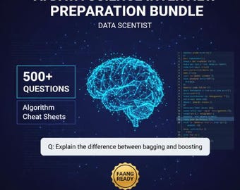 Paquete de preparación para entrevistas de ciencia de datos con IA: más de 500 preguntas de nivel FAANG