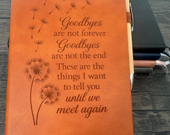 Custom Grief Journal, Sympathy Gift for Loss of Loved One, Memorial Journal, Bereavement Gift, Remembrance Notebook