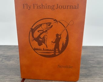 Custom Engraved Fly Fishing Journal