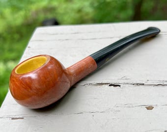 UNSMOKED KBB  Yello-Bole Premier Pre 1955 Smooth Prince Briar  Estate Pipe - NOS