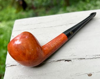 UNSMOKED KBB  Yello-Bole Premier Pre 1955 Smooth Pear Briar  Estate Pipe - NOS