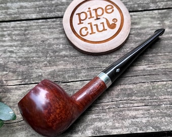 UNSMOKED NOS LHS Certified Purex Smooth Apple Briar Estate Pipe