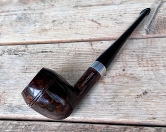 Pipa Adventurer (Grabow) liscia e dritta, importata, in radica, Ajustomatic, non fumata