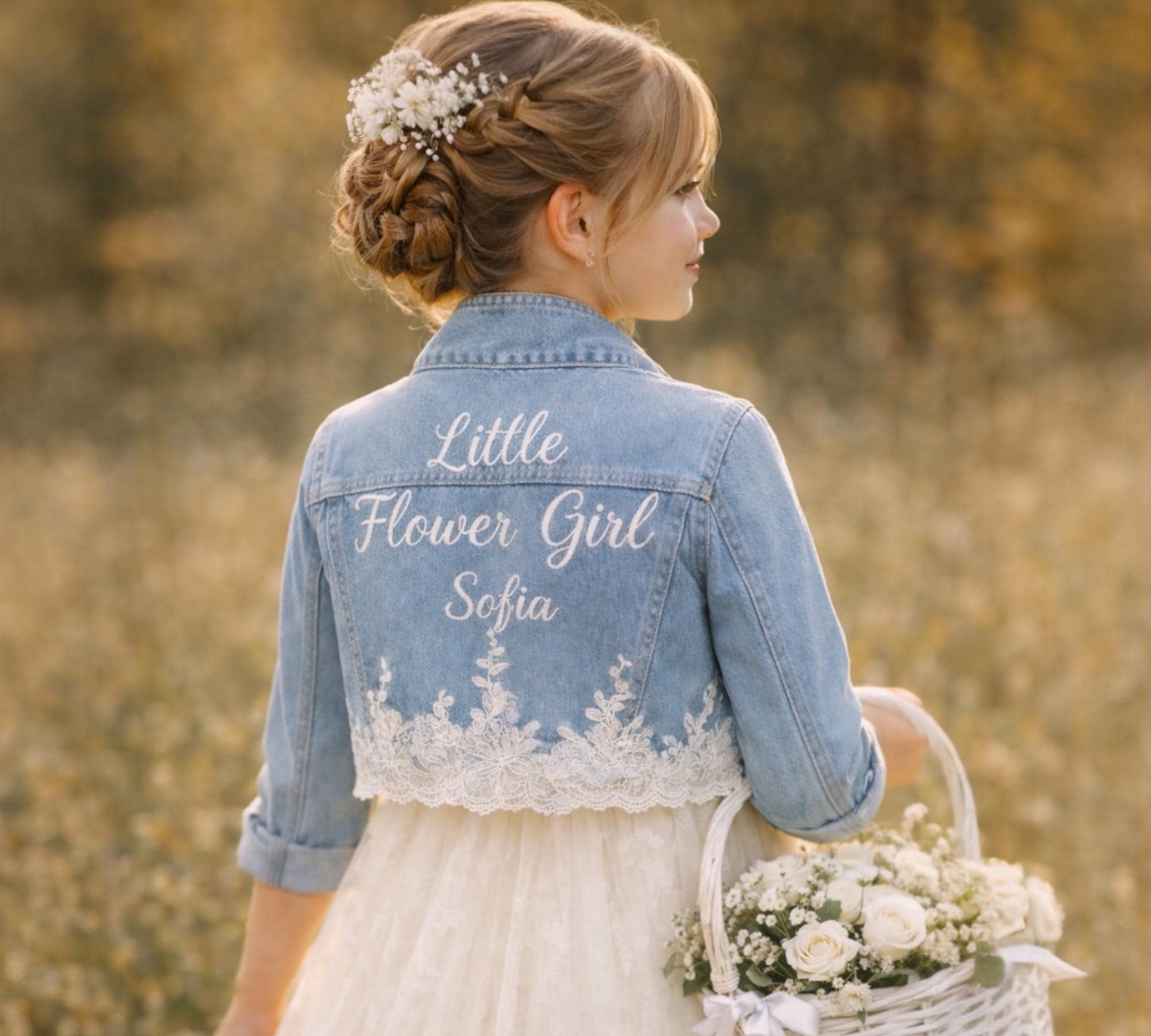 Denim Bridesmaid Dresses