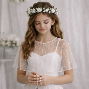 blue dress for baby girl Modest Long A-line Off-the-shoulder Glitter Sleeveless Wedding Dresses –  Dbrbridal main image 1