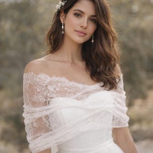 Lace Top Over Wedding Dress - Etsy