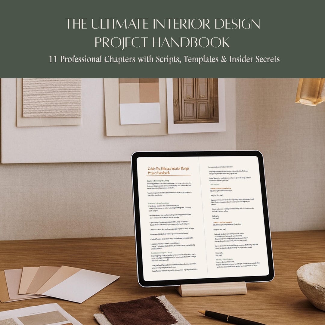 Ultimate Interior Design Project Handbook – Client Management, Payments ...