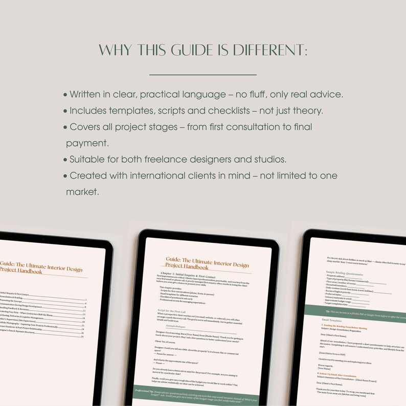 Ultimate Interior Design Project Handbook – Client Management, Payments ...