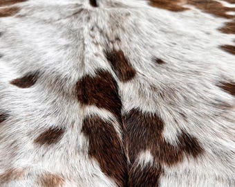Cowhide Rug Western Farmhouse Decor Genuine Hair On Hide Rustic Area Floor Carpet