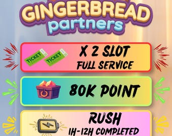 Monopoly_GO 2 Slot Partner Event Gingerbread Full – 80K Points