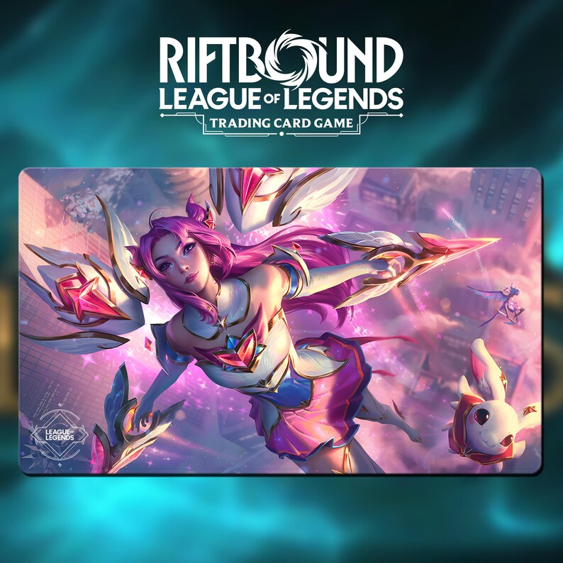 Transparent Background Riftbound Character Playmat RIFTBOUND League of Legends - Kaisa - 24