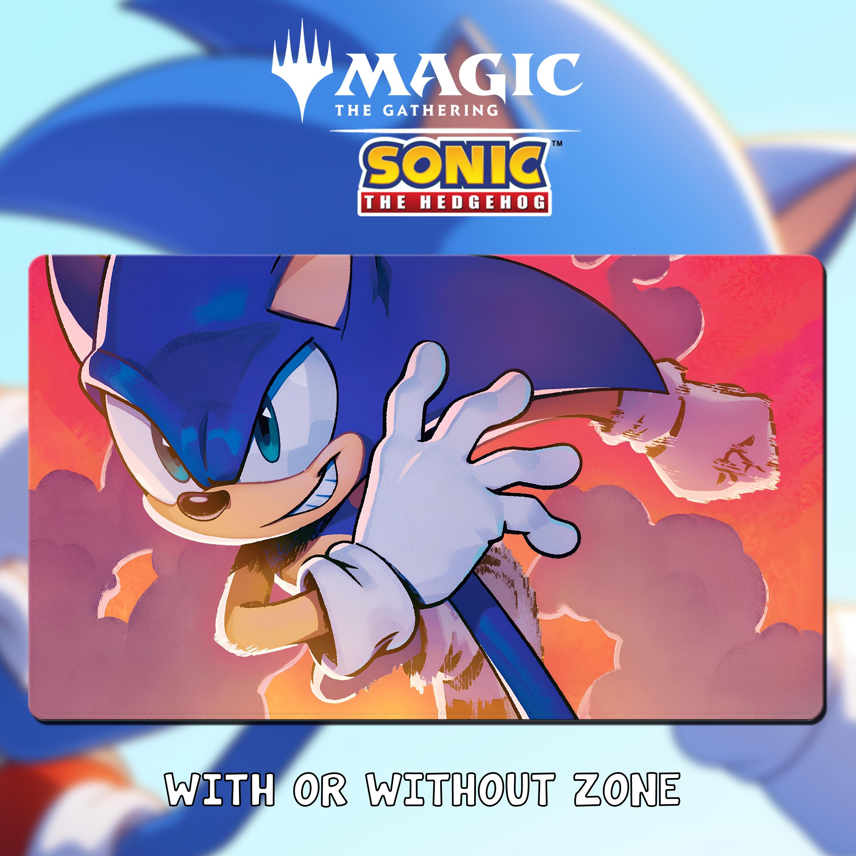 Playmat Magic the Gathering - MTG X Sonic - Sonic - Secret Lair