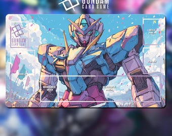 Tapete de juego Gundam TCG - Gundam Exia - 600 x 350 mm