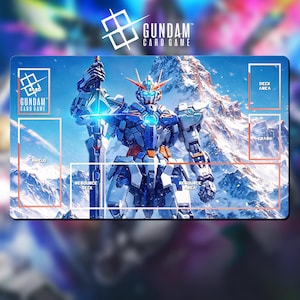 Playmat Gundam TCG - Gundam X - 24"x 14" (600 x 350 mm)