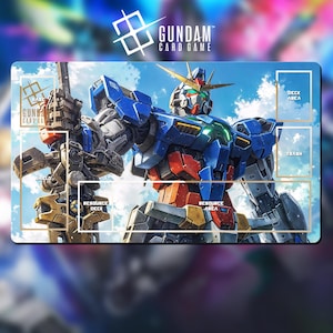 Playmat Gundam TCG - Gundam Barbatos - Lupus Rex - 24"x 14" (600 x 350 mm)