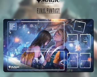 プレイマット MTG: MTG x FF - ティーダ & ユウナ - Etsy 日本