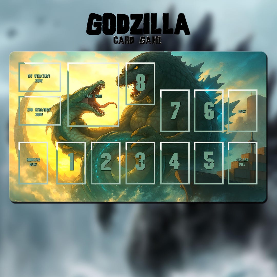 Playmat Godzilla TCG - Godzilla Vs Manda - 24