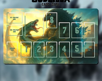 ゴジラ TCG プレイマット - ゴジラ カードゲーム - 怪獣 - 24インチ x