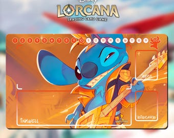 ロルカーナ TCG プレイマット - スティッチ - 24インチ x 14インチ