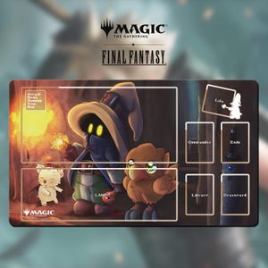 Playmat Magic The Gathering - MTG x FF TCG - Universes Beyond - Vivi ornitier - 24&quot;x 14&quot; (600 x 350 mm)