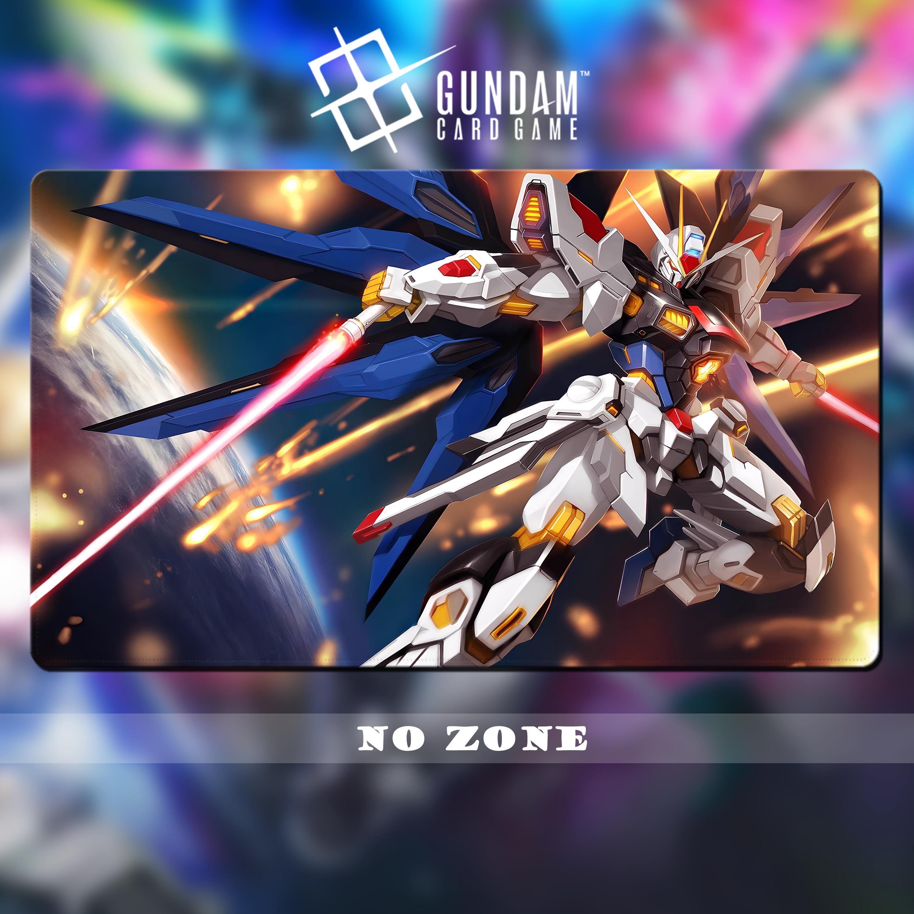 ガンダムTCGプレイマット - フリーダムガンダム - 24インチ×14インチ