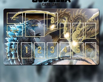 ゴジラ TCG プレイマット - ゴジラ vs モスラ - ゴジラ カードゲーム