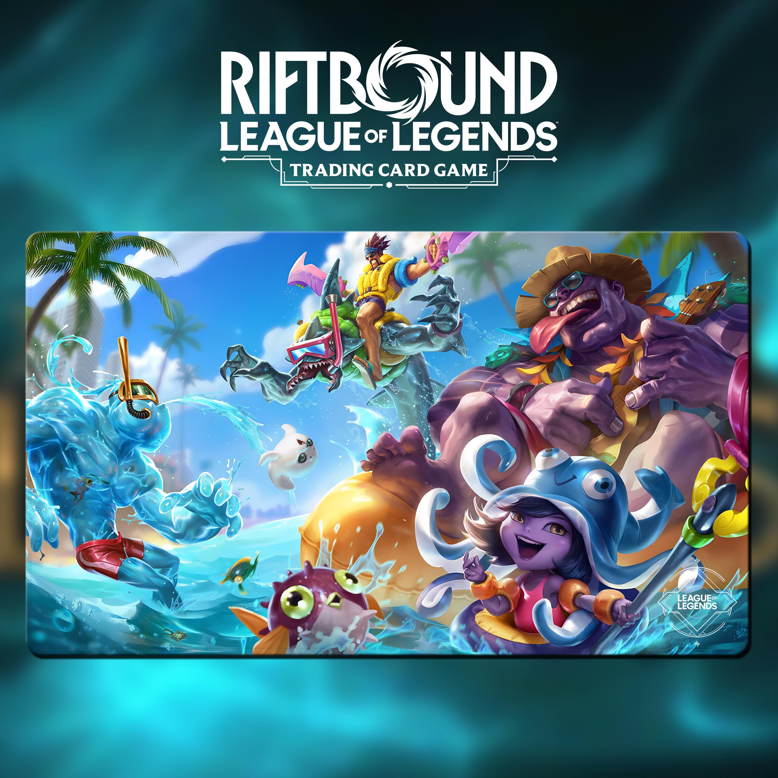 Playmat RIFTBOUND League of Legends - Zac, Renekton, Dr Mundo