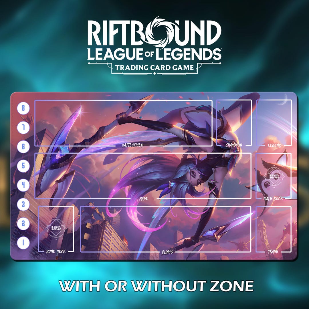 Playmat RIFTBOUND League of Legends - Akali - 24
