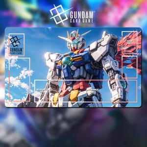 Playmat Gundam TCG - Gundam Aerial - 24"x 14" (600 x 350 mm)