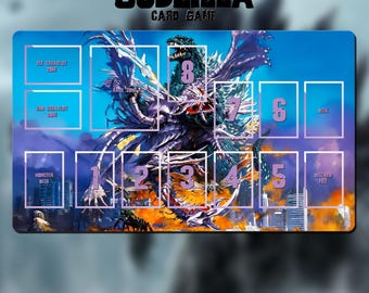 ゴジラ TCG プレイマット - ゴジラ vs モスラ - ゴジラ カードゲーム