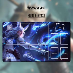 Playmat Magic The Gathering - MTG x FF TCG - Universes Beyond - Viera - 24&quot;x 14&quot; (600 x 350 mm)