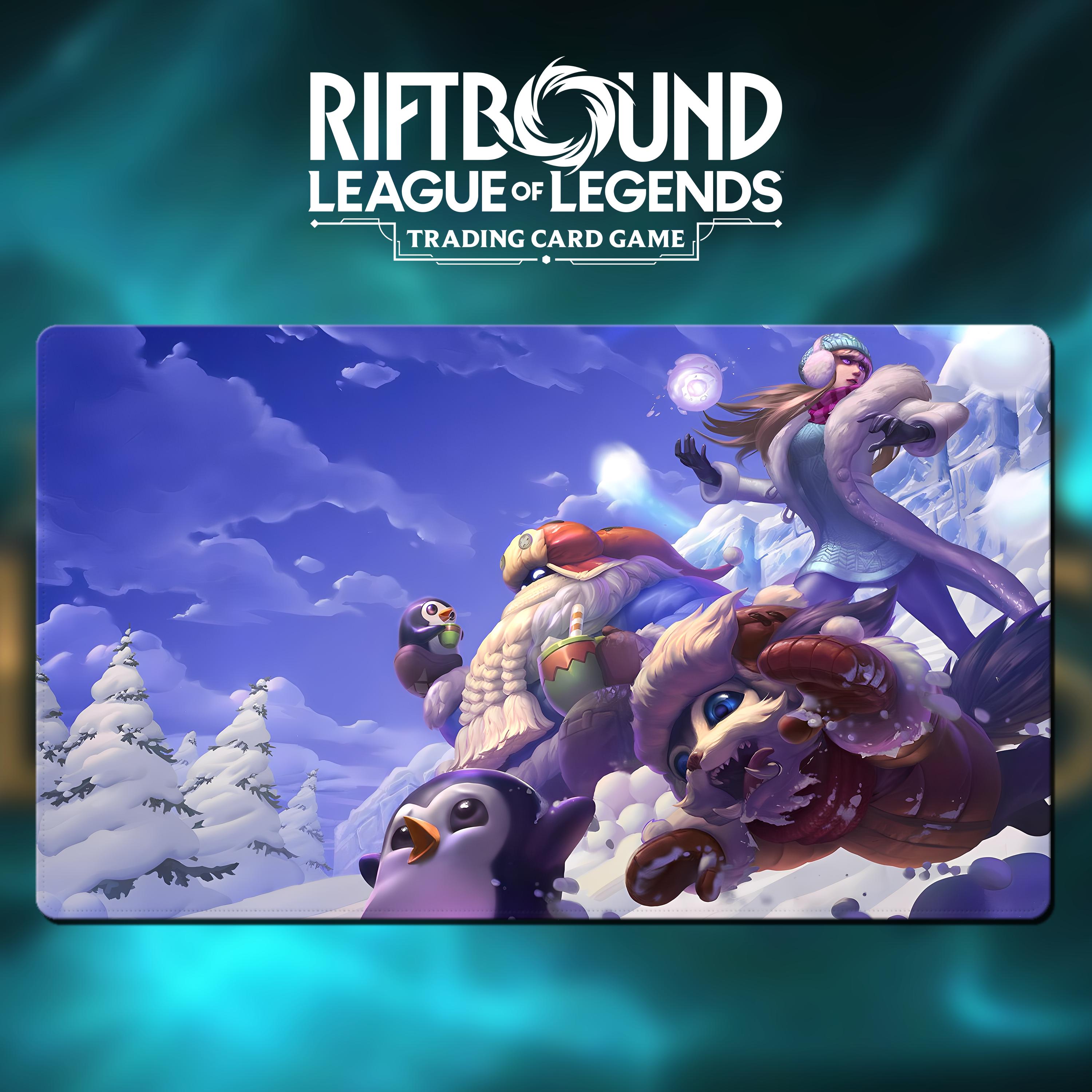 Playmat RIFTBOUND League of Legends - Gnar & Leona - Winter