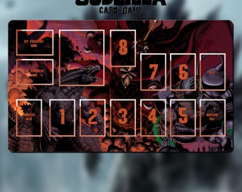 ゴジラ TCG プレイマット - メカゴジラ - メガギラス - モスラ