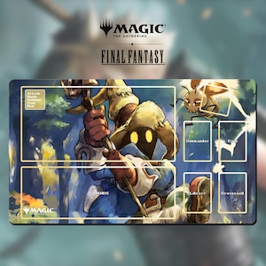 Playmat Magic The Gathering - MTG x FF TCG - Universes Beyond - Vivi Ornitier - 24&quot;x 14&quot; (600 x 350 mm)
