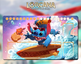 ロルカーナ TCG プレイマット - スティッチ - 24インチ x 14インチ