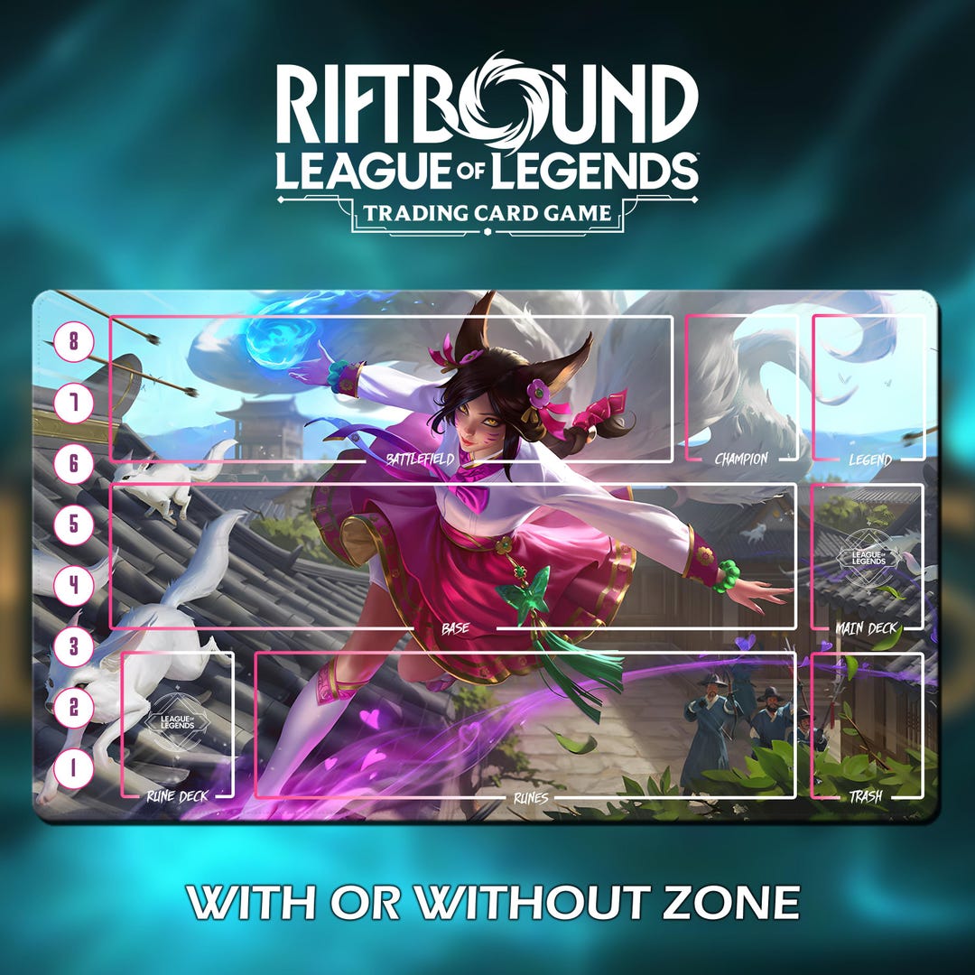 Playmat RIFTBOUND League of Legends - Ahri - 24