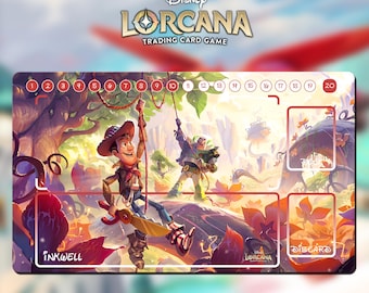 Disney Lorcana ウッディ プレイマット プレイマット ロルカーナ TCG - トイ・ストーリー - ウッディとバズ