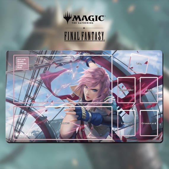 Playmat Magic the Gathering - MTG X FF TCG - Universes Beyond - Lightning -  24"x 14" (600 X 350 Mm) - Etsy Ireland