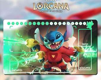 ロルカーナ TCG プレイマット - スティッチ - 24インチ x 14インチ