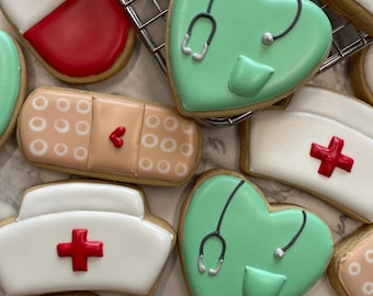 Cortadores de galletas de enfermería sanitaria