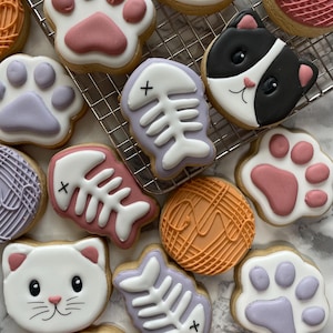 Cat Themed Cookie Cutter Set