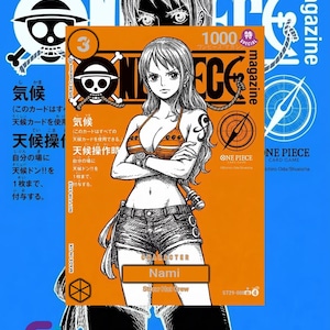 Nami Magazine Version - Handmade Anime Sammlergeschenk